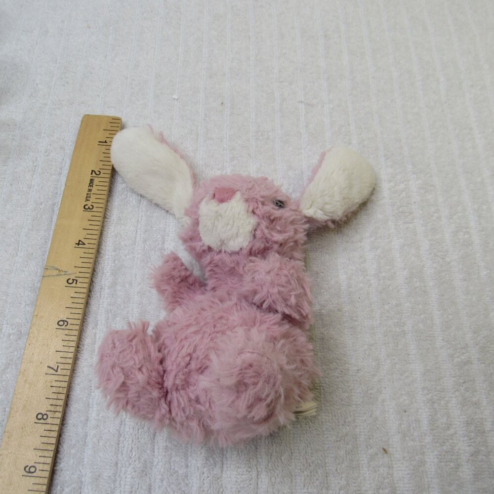 Jellycat Toy Plush Bunny Rabbit 5" Pink Tulip  Furry Soft Authentic Sweet face - Picture 10 of 11